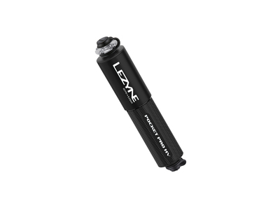 Lezyne Minipumpe CNC Pocket Drive Pro HV,mattschwarz/schwarz-glänzend,90PSI, 14,4cm